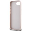 Guess PU Grained 4G Metal Logo Apple iPhone 17e / iPhone 16e hátlap tok, rózsaszín