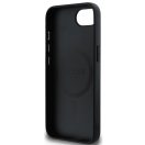 Guess PU 4G Small Metal Logo Apple iPhone 17e / iPhone 16e MagSafe hátlap tok, sötétszürke