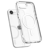   Spigen Ultra Hybrid MagFit Apple iPhone 17e / iPhone 16e tok, MagSafe, Clear White, átlátszó-fehér