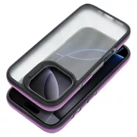   Neo Apple iPhone 17e / iPhone 16e kemény hátlap tok, átlátszó/lila