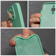 2mm Apple iPhone 17e / iPhone 16e szilikon tok, menta