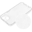 Clear 2mm Apple iPhone 17e / iPhone 16e csillámos szilikon tok, átlátszó