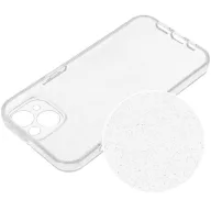   Clear 2mm Apple iPhone 17e / iPhone 16e csillámos szilikon tok, átlátszó