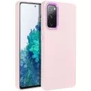 Frame Apple iPhone 17e / iPhone 16e közepesen ütésálló tok kameravédő kerettel, rózsaszín