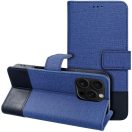 Gomma Apple iPhone 17e / iPhone 16e flip/oldalra nyíló tok kártyatartó résszel, kék