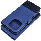 Gomma Apple iPhone 17e / iPhone 16e flip/oldalra nyíló tok kártyatartó résszel, kék