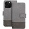 Gomma Apple iPhone 17e / iPhone 16e flip/oldalra nyíló tok kártyatartó résszel, szürke