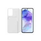 Samsung Galaxy A55 5G Smart View gyári flip tok, fehér, EF-ZA556CWE Csomagolássérült