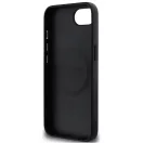 Guess PU Leather 4G Colored Ring Apple iPhone 17e / iPhone 16e MagSafe tok, fekete