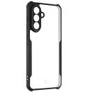 Tactical Quantum Stealth Samsung Galaxy A36 hátlap tok, átlátszó/fekete