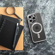   Electro Mag Samsung Galaxy A56 MagSafe kompatibilis hátlap tok, titán