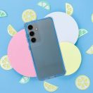 Matrix Samsung Galaxy A56 hátlap tok kameravédő peremmel, kék