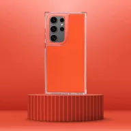  Matrix Samsung Galaxy A56 hátlap tok kameravédő peremmel, narancs (matt)