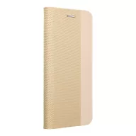  Forcell Sensitive Samsung Galaxy A56 oldalra nyíló flip tok, arany