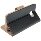 Fancy Samsung Galaxy A36 flip tok, fekete / arany