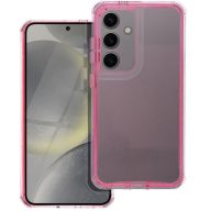   Matrix Samsung Galaxy A36 hátlap tok kameravédő peremmel, rózsaszín