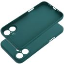 Matt szilikon Samsung Galaxy A36 tok, sötétzöld