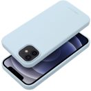 Roar Samsung Galaxy A36 prémium szilikon tok velúr béléssel, világoskék