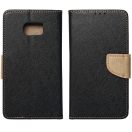 Fancy Samsung Galaxy A26 flip tok, fekete / arany