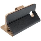 Fancy Samsung Galaxy A26 flip tok, fekete / arany