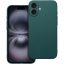 Matt szilikon Samsung Galaxy A26 tok, sötétzöld