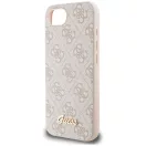 Guess 4G Script Logo Apple iPhone 17e / iPhone 16e MagSafe tok, rózsaszín