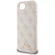   Guess 4G Script Logo Apple iPhone 17e / iPhone 16e MagSafe tok, rózsaszín