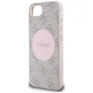 Guess 4G Circle Classic Logo Apple iPhone 17e / iPhone 16e MagSafe tok, rózsaszín