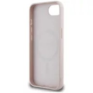   Guess 4G Circle Classic Logo Apple iPhone 17e / iPhone 16e MagSafe tok, rózsaszín