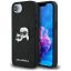 Karl Lagerfeld Fixed Glitter Ikonik Metal Pin Apple iPhone 17e / iPhone 16e hátlap tok, fekete