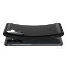 Spigen Rugged Armor Samsung Galaxy A56 tok, Matte Black, fekete