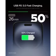   Spigen Essential EE201EU 1-port hálózati töltő adapter, 20W, Fekete