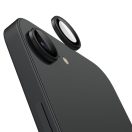 Spigen Glas.tR EZ Fit Optik Pro Apple iPhone 17E / 16E Tempered kameralencse-védő fólia felhelyező kerettel, fekete (2db)