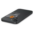 Spigen Glas.tR EZ Fit Optik Pro Apple iPhone 17E / 16E Tempered kameralencse-védő fólia felhelyező kerettel, fekete (2db)