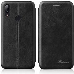   Xiaomi Mi 10 5G / 10 Pro 5G, Oldalra nyíló tok, stand, Wooze Protect And Dress Book, fekete