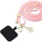 Guess Crossbody Strap Cord 4G Charm univerzális pánt, Arany/Rózsaszín