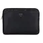 Guess PU Grained Triangle Logo Sleeve 14" laptop táska, fekete