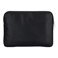   Guess PU Grained Triangle Logo Sleeve 14" laptop táska, fekete