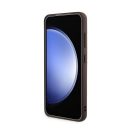 Guess 4G Metal Gold Logo Samsung Galaxy A55 hátlap tok, barna, GUOHCSA55G4GFBR