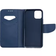Fancy Motorola G35 5G mágneses flip tok, piros-kék