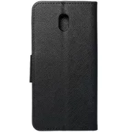 Fancy Motorola G55 5G mágneses flip tok, fekete