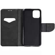 Fancy Motorola G55 5G mágneses flip tok, fekete