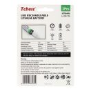 TCBEST újratölthető R6 (AA) elem 1100 mAh, USB-C csatlakozóval és töltőkábellel (2db)
