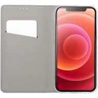 Magnet Motorola G35 5G mágneses flip tok, piros