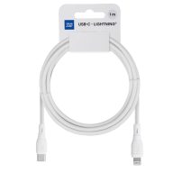   BLUE STAR ECO 2,4 A 27 W USB-C és Lightning kábel PJ72-18-3, 1m, fehér