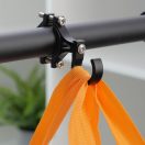 Kormányra szerelhető univerzális táskatartó kampó, FS366-004, fekete