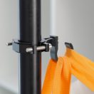 Kormányra szerelhető univerzális táskatartó kampó, FS366-004, fekete