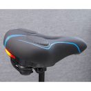 Bicikli nyereg beépített LED világítással, FSBSD-232-1, fekete