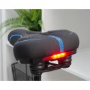 Bicikli nyereg beépített LED világítással, FSBSD-232-1, fekete