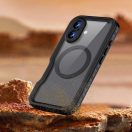 Shellbox Apple iPhone 16 Plus MagSafe vízálló tok, fekete, mintás